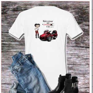 Canam Spyder Tshirt-  Woman up Spyder on